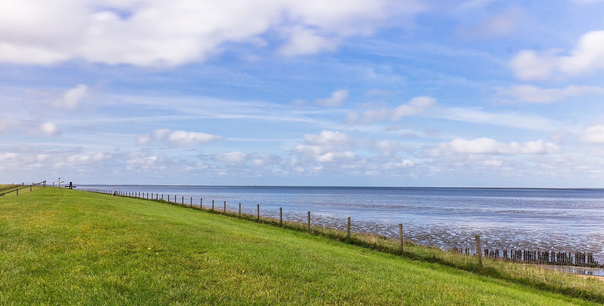 Waddenzee - Waddenzee achter de zeedijk bij Paesens-Moddergat. 17-09-2024. (d.j.b) 15
